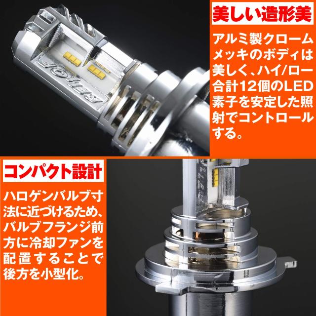 デイトナ(Daytona) BELLOF(ベロフ) バイク用 LED H4 ヘッドライト
