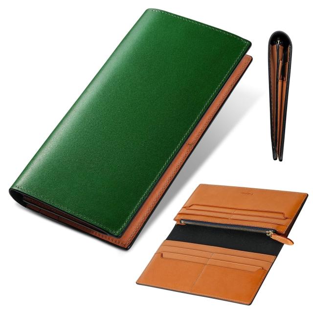 ファブリツィオ 財布 メンズ 長財布 小銭入れ メンズ財布 スタイリッシュ 一流の革職人が作る 高級 イタリアン レザー 本革 大容量 男性