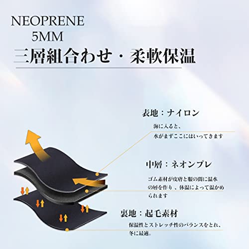 MORGEN SKY ウェットスーツ 5mm メンズ セミドライ ネオプレン Amazon | MORGEN SKY ウェットスーツ フルスーツ 5mm 7mm フード