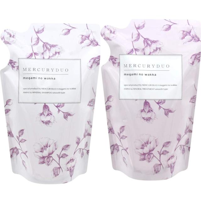 マーキュリーデュオ MERCURYDUO アミノ酸 フレグランス シャンプー トリートメント 詰替 420ml by megami no wakka (女神のわっか) ボタの通販は