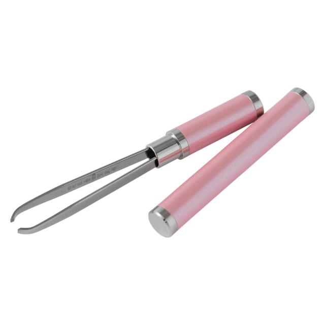 江戸本手打ち 毛抜き スティックタイプ (ピンク)