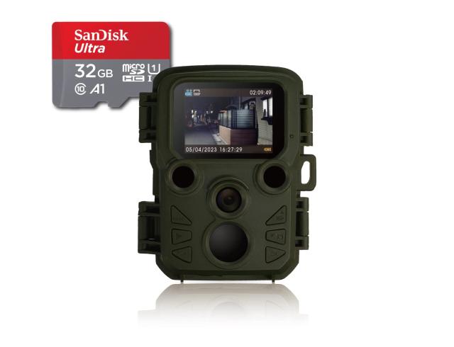 ハンファQセルズジャパン 【国内品】 Full HD 防犯カメラ トレイルカメラ 小型 屋外 防水 防塵 IP66対応 1080p対応 モーションのの通販は 8,415円