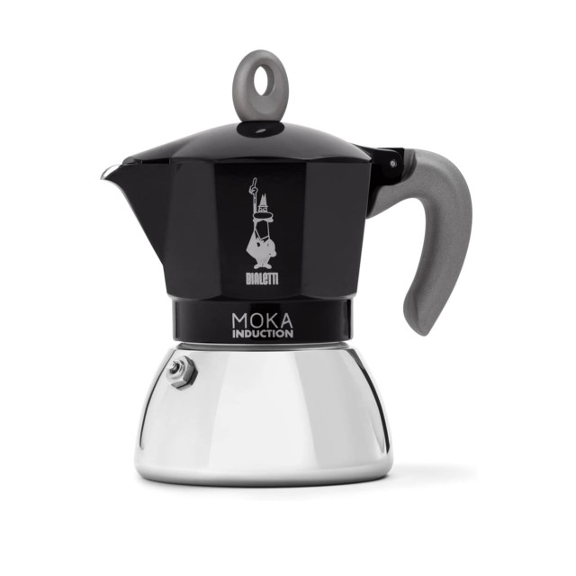 Bialetti (ビアレッティ) モカ インダクション 6カップ用 IH対応 ＆ 直火式 (コーヒー エスプレッソ マキネッタ)