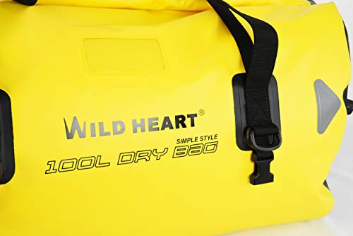 WILD HEART 防水バッグ ダッフルバッグ 40L 66L 100L 溶接シーム
