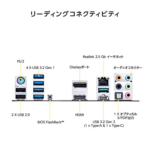 ASUS AMD B550 搭載 AM4 対応 マザーボード TUF GAMING B550M-PLUS 【MicroATX】_4