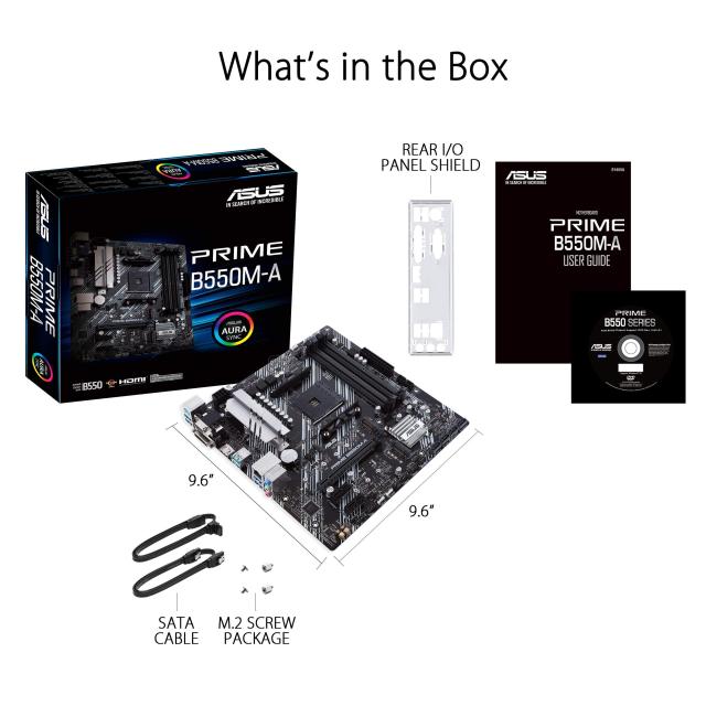 ASUS AMD B550 搭載 AM4 対応 マザーボード PRIME B550M-A【MicroATX】_6