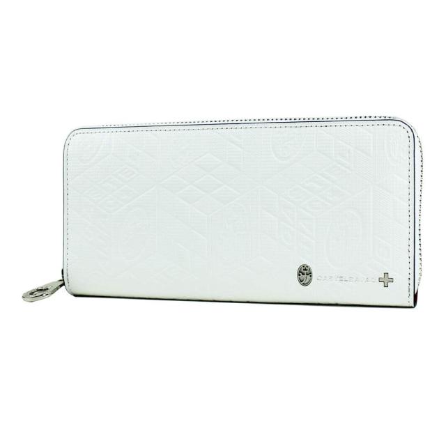 油彩画　130F　一道万羅　”蒼の牢獄”　2021年出品作　二紀会準会員 カステルバジャック 長財布 ラウンドファスナー タタン 牛革 メンズ