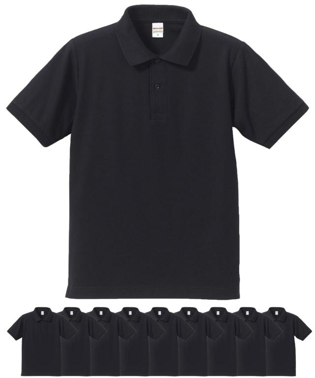 ユナイテッドアスレ 5050-01 5.3オンス ドライカノコ ユーティリティー ポロシャツ 10枚セット メンズ(ネイビー,M) 10,676円