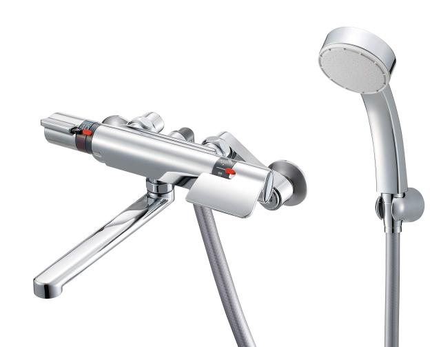 【ネット限定】 SANEI サーモシャワー混合栓 メッキ 断熱タイプ SK181AD-13-EC シルバー 12,817円