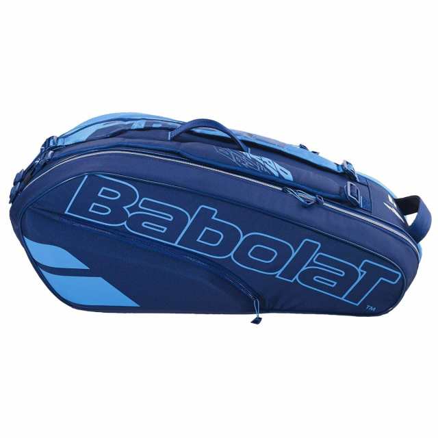 バボラ (Babolat) RACKET HOLDER 6 (テニス用ラケットバッグ 6本収納) PURE DRIVE (ピュアドライブ) ブルー 75×32×32cm 751208