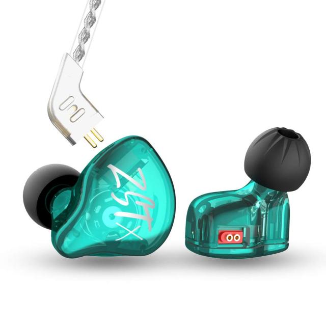 KZ ZSTX イヤホン KZ 1BA+1DD ハイブリッド 重低音 イヤモニ カナル型