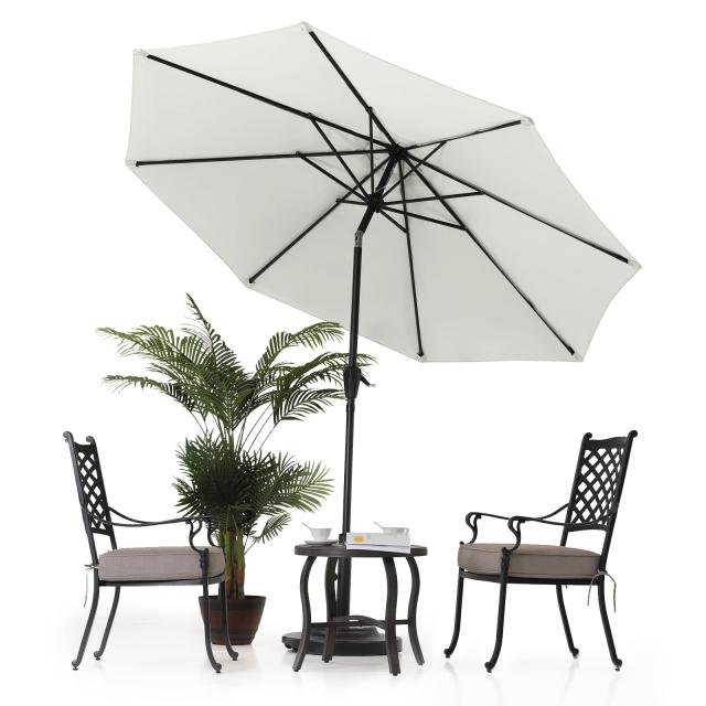 マスターキャノピー（MASTERCANOPY） アルミ製 ガーデンパラソル (約)直径230cm / 270cm × 高さ203cm / 235cm チルト機能付/クランク開の通販は 12,500円