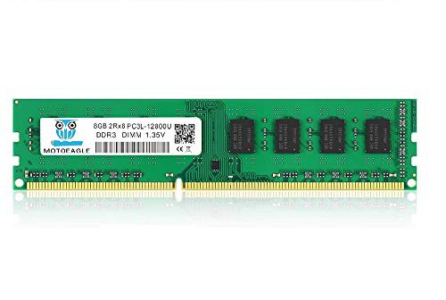 Motoeagle DDR3L-1600 8GBx1枚 PC3L-12800 Dimm Sdram 2Rx8 1.35V (低