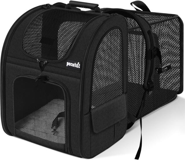 ☆ ペット キャリーバッグ 拡張可能 2WAY バッグ 楽天市場】キャリーバッグ リュック 猫 犬 ペット用 2WAY 拡張