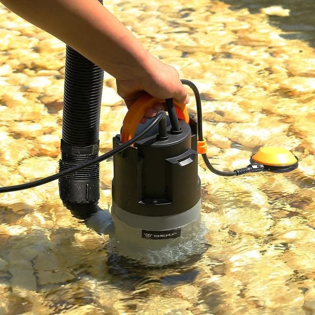 DEKO 水中ポンプ 400W 底部入水式 汚水 清水用ポンプ 吐出量 7500L/H