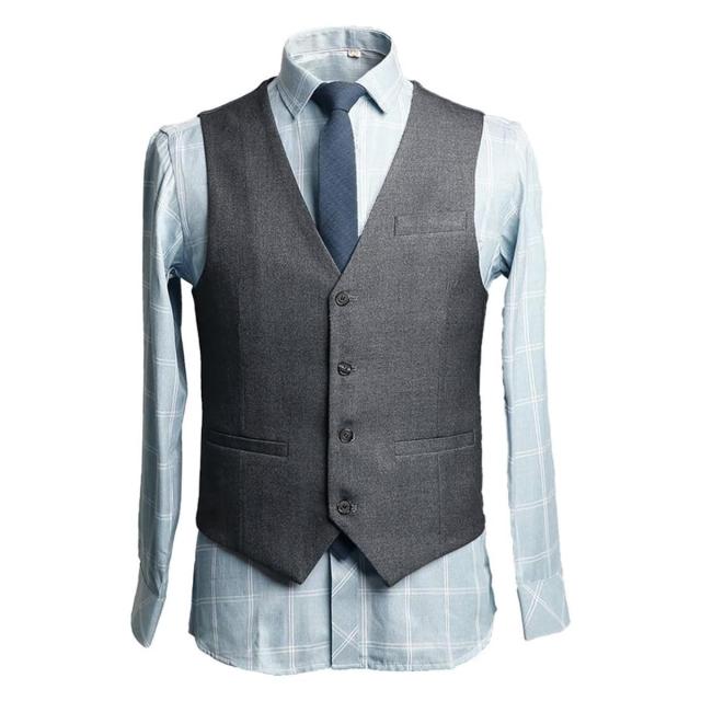 YFFUSHI スーツ メンズ 3点セット ジャケット スラックス ベスト