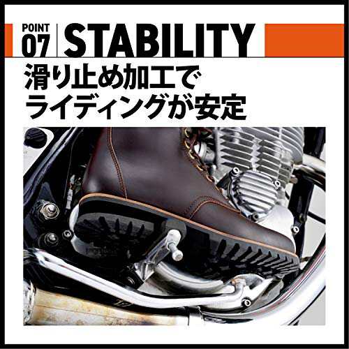 デイトナ(Daytona) バイク用 ショートブーツ 26.0cm/メンズ 本革