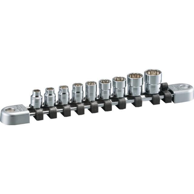 京都機械工具(KTC) ネプロス 6.3SQ インチサイズ ソケットセット 9点組 12角形状 NTB209BWAの通販は 11,825円