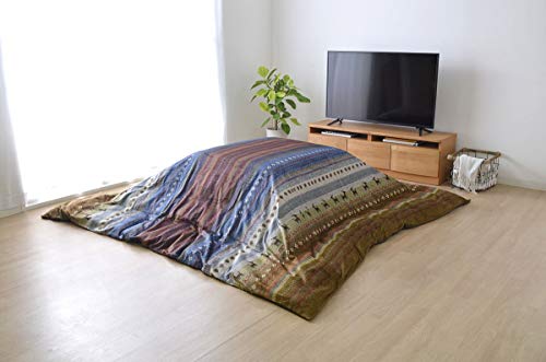 イケヒコ こたつ掛けふとん用カバー 大判長方形 ラディ 約215×295？ マルチ 洗える #5193959