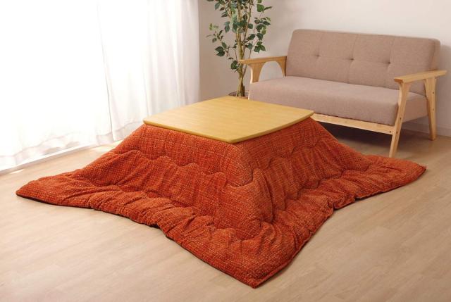 イケヒコ・コーポレーション こたつ掛けふとん 正方形 ノート オレンジ 約190×190？ #6832809の通販は