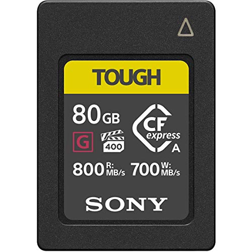 【動画・連写に】ソニー CFexpress Type Aメモリーカード CEA-G80T TOUGH 80GB(ILCE-1/FX6/FX3/ILCE-7SM3/ILCE-7M4対応)