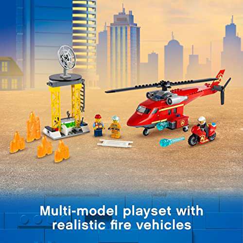 レゴ(LEGO) シティ 消防レスキューヘリ 60281 おもちゃ ブロック