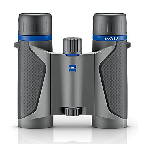 ZEISS 双眼鏡 Terra ED Pocket 10x25 ダハプリズム式 10倍 25口径 EDレンズ タフ＆コンパクト 完全防水 Gray 653948