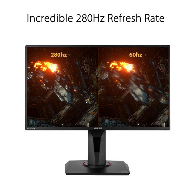 ASUS ゲーミングモニター TUF Gaming VG259QM 24.5インチ/280Hz/フルHD/IPS/1ms/HDR/HDMI×2,DP/G-SYNC Compatible/ELMB/スピーカー/国内の通販は