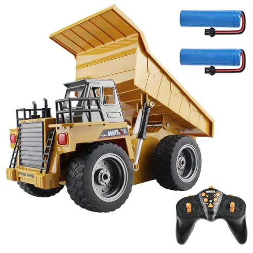 ダンプカー ラジコン ラジコンカー こども向け 多機能 建設車両 2.4GHz 無線 1/18 RCカー 人気 男の子 おもちゃ 初心者向け 操縦しやすいの通販は