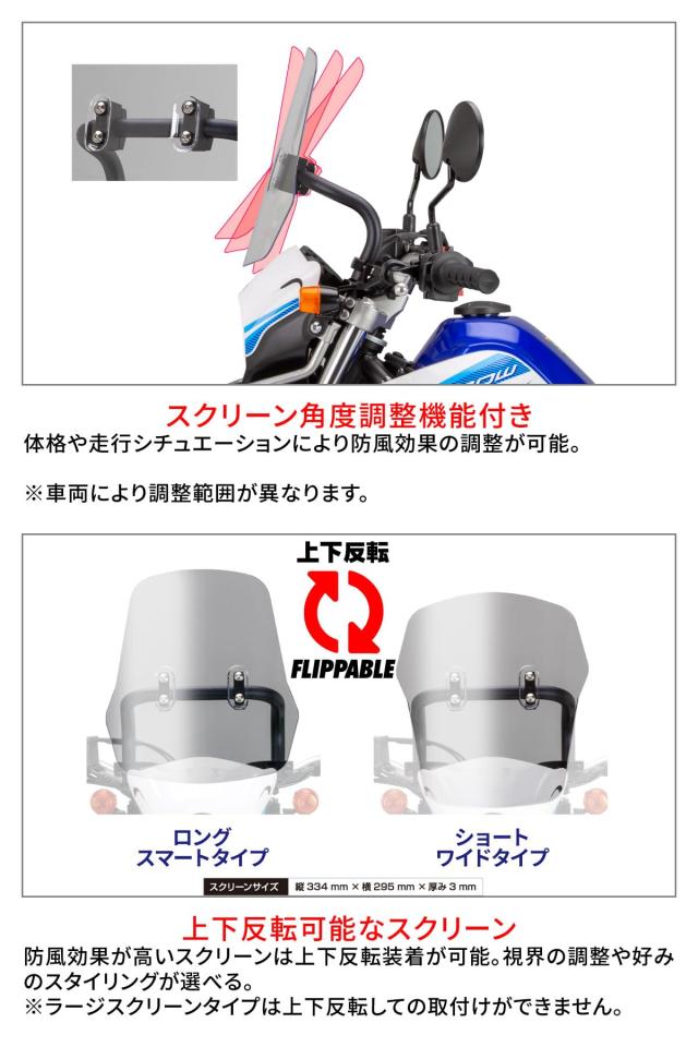 ZETA(ジータ) スクリーン マウントバー付き クロスカブ110 CC110(JA10