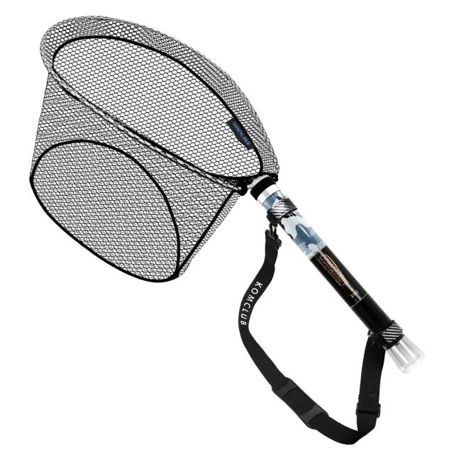 玉網 ランディングネット 小継玉の柄 伸縮タモ網 ガラス繊維製 コンパクト 淡水/海水両用 3.9m