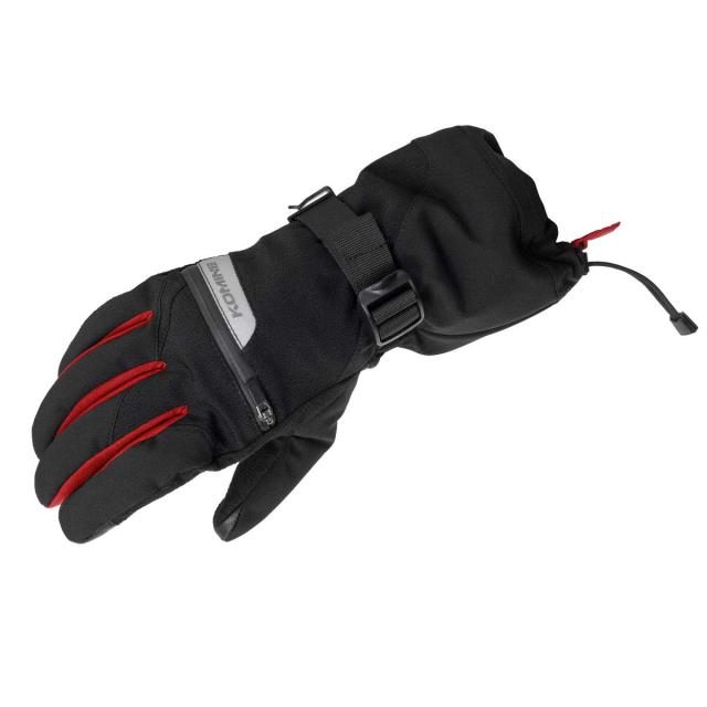 コミネ(KOMINE) バイク システムウインターロンググローブ L Black/Red 06-845 GK-845