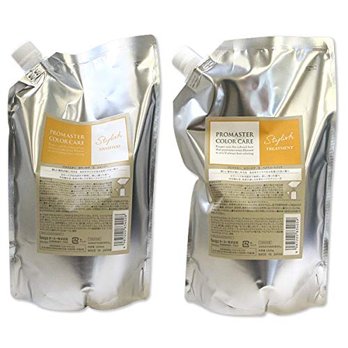 セット販売 hoyu ホーユー プロマスター カラーケア スタイリッシュ シャンプー 1000ml× トリートメント 1000gの通販は 5,644円