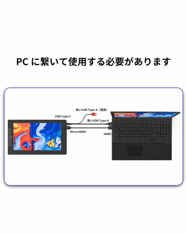 VEIKK 液タブ 11.6インチ 液晶タブレット 筆圧8192 傾き検知 充電不要