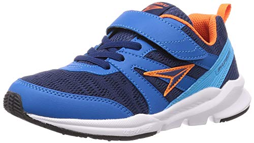 シュンソク スニーカー キッズ 男の子 女の子 子供靴 幅広 軽量 15~25cm 3E 2E SJJ 6380 6390 6420 9570 9580 ネイビー/ブルー 21.5 cmの通販は 5,500円