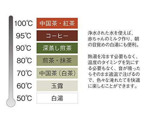 大石アンドアソシエイツ ラッセルホブス 電気ケトル 温度調整可能 0.6L Tkettle ホワイト 7106JP-WH