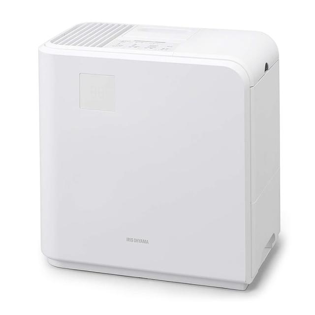 アイリスオーヤマ 加湿器 大容量 スチーム式(加熱式) 気化式 ハイブリット式 加湿量 500ml タンク容量 5L 14畳 10時間連続加湿 卓上 デスの通販は