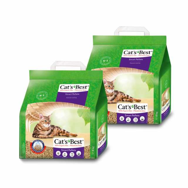 Cat's Best キャッツベスト スマートペレット 10L × 2袋 猫砂 10L×2袋 (ケース販売)