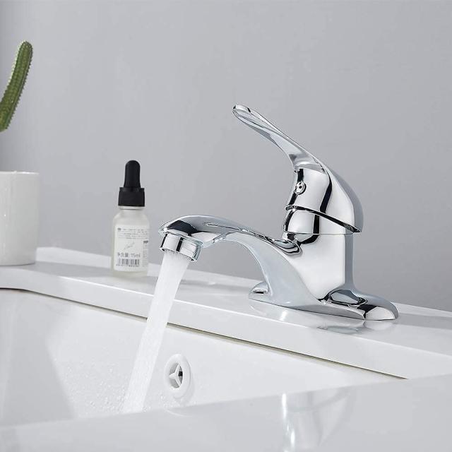 Maynosi 洗面水栓 洗面台蛇口 2穴 洗面用混合水栓 ツーホール式 浴室水