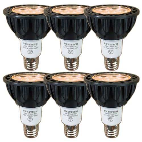 FWAYTECH LEDスポットライト E17 調光 5W ハロゲン電球40W〜50W相当 中角30度 ダクトレールLEDスポットライト 密閉器具対応 (2700K電球色