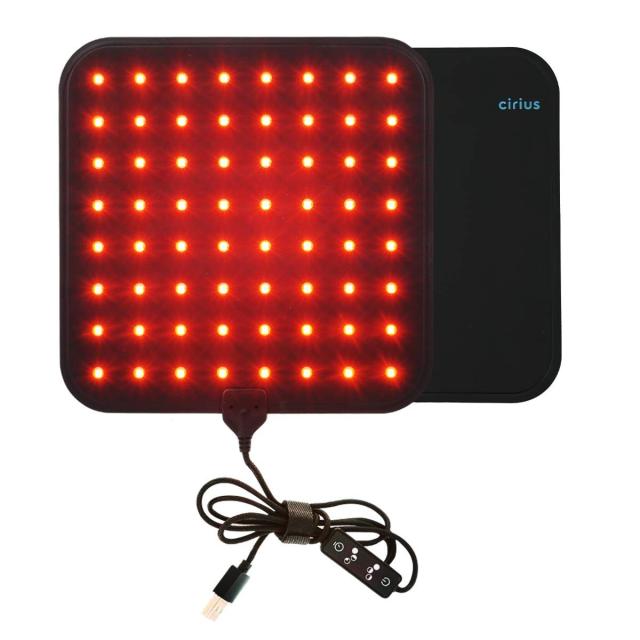 Cirius 近赤外線LEDパッド 軽量 薄型 温熱器 USBタイプ 生活防水 2.5ｍｍ 3段階温度 タイマー機能 座り仕事 温熱ケア オフ ィス 作業 運転