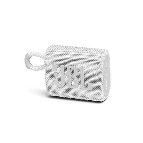 JBL GO3 Bluetoothスピーカー USB C充電/IP67防塵防水/パッシブラジエーター搭載/ポータブル/2020年モデル ホワイト JBLGO3WHTの通販は