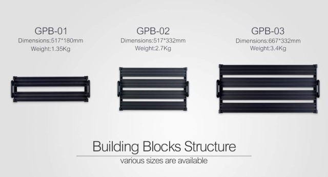 Guitto ギターエフェクター ボードペダルボード クランプブロック固定効果ペダルボードアルミニウム合金超軽量キャリングバッグ付き  (小)の通販はau PAY マーケット - MYDOYA | au PAY マーケット－通販サイト