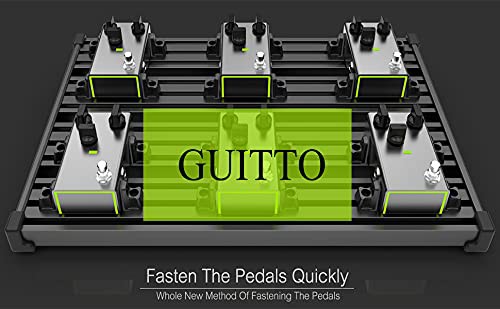 Guitto ギターエフェクター ボードペダルボード クランプブロック固定