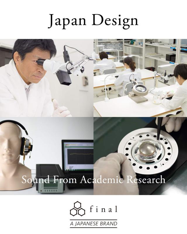 final A3000 日本オーディオブランド・高精度ダイナミックf-CORE DUドライバ・IEM型・2ピンコネクター・有線OFC 3.5mm・イヤホン イヤフ