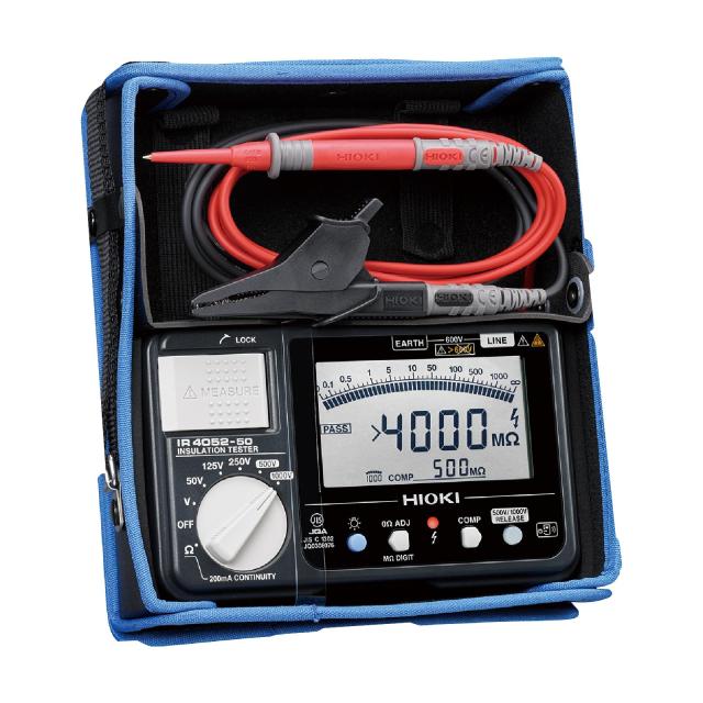 HIOKI (日置電機) 絶縁抵抗計 IR4052-50 テストリード L9787 付属品 ワイヤレスアダプタZ3210対応 JIS認証 日本製 定格 5レンジ DC 50V 1 30,761円