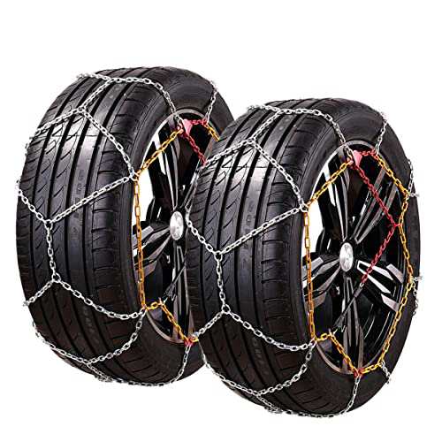 HooMoo タイヤチェーン 金属製 軽自動車 155/65r14 155/80R12 145 