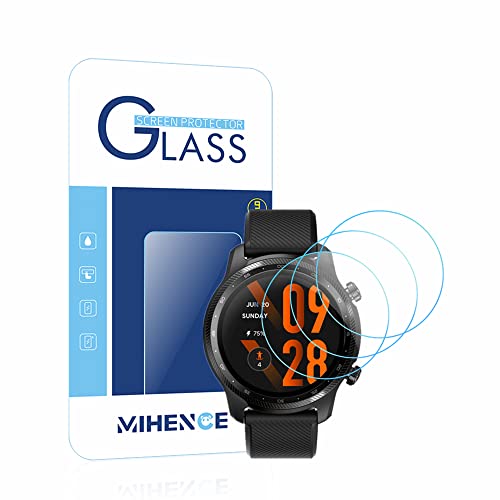 3枚入り】 Mihence Compatible with TicWatch Pro 5 保護フィルム, 9H 