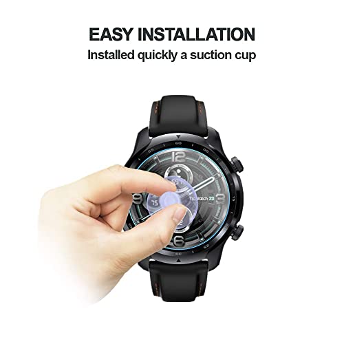 3枚入り】 Mihence Compatible with TicWatch Pro 5 保護フィルム, 9H 