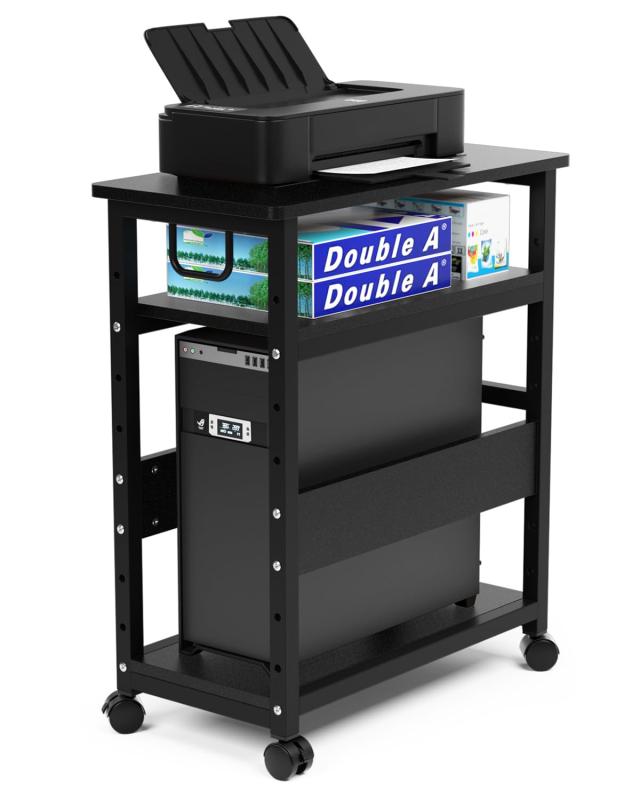 DEWEL パソコンワゴン PCワゴン CPUワゴン プリンターワゴン サイド